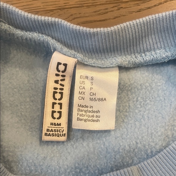 H&M Sky Blue Women's Hoodie - Picture 2 of 6